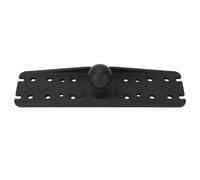 Adfaga Fish Finder Mounting Plate Universal Aluminum Alloy Marine Grade Powder Coated 1.5in Ball Mounting System for GPS Plotters Fish Finders and Boat Electronics Durable Saltwate
