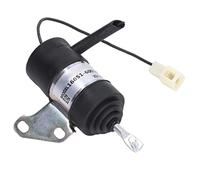 Adfaga Fuel Shut Off Solenoid Valve 1685160014 Premium Quality 12V Heavy Duty Stop Solenoid for Tractor RTV900 BX2230D B7410D Iron Shell Rust Proof Direct Fit Replacement