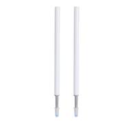 Adfaga Gel Ink Refills for Retractable Click Pens Smooth Writing Quick Drying White Shaft High Volume Ink Refill Compatible with Most Pens for Office Home Use 2 Pack Set