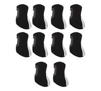 Adfaga Golf Iron Head Covers Premium Neoprene Protective Covers Set Of 10 Black For Golf Club Protection And Scratch Prevention During Play