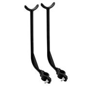Adfaga Golf Swing Trainer Alignment Aid Wrist Control Posture Corrector Practice Tool for Golfers Improve Swing Plane Accuracy ABS Material Yellow Black 2Pcs Set (2 black)
