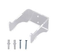 Adfaga Guitar Wall Mount Hanger Transparent Acrylic Guitar Hook Strong Load Bearing Wall Mounted Storage for Guitar Violin Ukulele Durable Sturdy Clear Hanger 88g 9.5x8x5cm