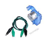 Adfaga Hand Crank Electricity Generator Mechanical Dynamo Emergency Power Supply STEM Educational for Adults Science Experiments Blue 6 x 4.6 x 2.5cm