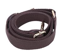 Adfaga Handmade Adjustable Leather Shoulder Strap Replacement DIY Crossbody Bag Strap for Handbags Wallets Camera Bags Creamy White Khaki Coffee Black Red Pink Green Tranquil Blue (Coffee Color)