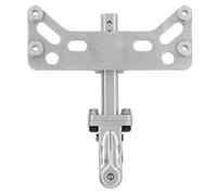 Adfaga Heavy Duty RC Trailer Rack Aluminum Alloy Adjustable Trailer Bracket for SCX6 1/6 Scale RC Cars Truck Accessories (Silver)
