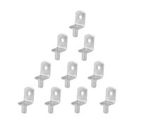 Adfaga Heavy Duty Shelf Brackets 10 Pack Premium Metal Plastic Cabinet Shelf Supports Wall Mount Pins for Wardrobe Cupboard Wine Cabinet Display Stand Table Durable Furniture Hardw