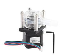 Adfaga High Flow Vacuum Peristaltic Self Priming Pump with Stepper Motor 6 30V for Aquarium Laboratory Industrial Use Transparent Silicone Tube PC Shell 304 Stainless Steel