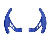 Adfaga High Performance Aluminium Alloy Steering Wheel Shift Paddle Extensions Replacement for GT-R R35 2007-2016 Enhanced Grip Racing Style Paddle Shifters 2PCS Set (Blue)