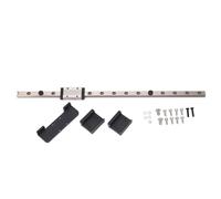 Adfaga High Precision X Axis Linear Guide Rail Kit with 3 Sliding Blocks for Neptune 3 Pro 4 3D Printers Durable High Carbon Steel Construction Smooth Motion 12 Screws Included