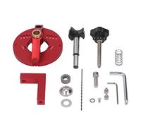 Adfaga Hinge Drill Locator Professional Aluminum Alloy Hinge Hole Jig with Clamping Function for Precise Woodworking and Cabinet Hinge Installation