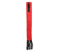 Adfaga Horse Tail Bag Nonwoven Fabric Breathable Horse Tail Protector Guard with Fringe for Riding Working in Mud Transport Safety Horse Shows (Red)