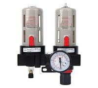 Adfaga Industrial Grade Oil Water Separator Compressed Air Filter BFC 4000 High Efficiency Aluminum Alloy with Pressure Gauge for Factory Equipment and Liquid Containment Systems 1