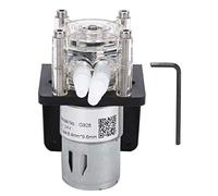 Adfaga Industrial Peristaltic Pump High Flow 500mL min Precision Dosing Pump with Transparent PC Head Design for Laboratory Water Transfer Processing 12V 24V DC Motor (24V)