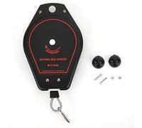 Adfaga Industrial Strength Spring Balancer Retractable Tool Hanger with Adjustable Tension 0.6kg to 2.0kg Capacity for Workshop Garage Assembly Line Black