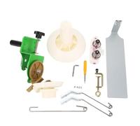 Adfaga Large Capacity Yarn Ball Winder Hand Operated Manual Wool Yarn Winder Machine Efficient Yarn Organizer for Knitting Crocheting Crafters Stainless Steel Plastic