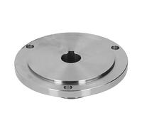 Adfaga Lathe Faceplate High Manganese Steel Heavy Duty 3 Hole 130mm Woodworking Chuck Accessory for K11 130 K12 130 K72 130 Lathe Tools (30mm)