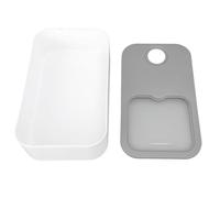 Adfaga Laundry Pod Storage Container with Sliding Lid Clear View Premium Plastic Detergent Organizer Large Capacity 15x8.7x4.5in for Laundry Room Bathroom Kitchen