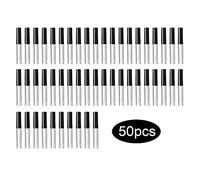 Adfaga Lip Gloss Tubes 50pcs 1.3ml Empty Transparent Plastic Cosmetic Containers For DIY Lipstick Makeup Artists And Beauty Enthusiasts Leak Proof Portable