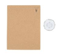 Adfaga Macrame Board Double Sided DIY Weaving Craft Grid Panel with 30 T Pins Jewelry Making Kit for Bracelets Wall Hangings Softwood Braiding Display Board (11 * 15inch)