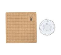 Adfaga Macrame Board Double Sided DIY Weaving Craft Grid Panel with 30 T Pins Jewelry Making Kit for Bracelets Wall Hangings Softwood Braiding Display Board (H*Hanash)