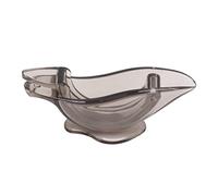 Adfaga Manual Lemon Juicer 5Pcs Swan Style Transparent Acrylic Hand Press Squeezer for Citrus Fruits Kitchen Bar Cafe Durable Safe Lightweight