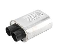 Adfaga Microwave High Voltage Capacitor 0.9UF 2100V Stainless Steel Replacement Part Compatible with and Microwave Ovens Durable Long Lasting Performance