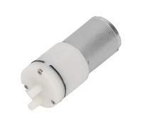 Adfaga Mini Air Pump Diaphragm Pump with Pressure Switch 0 Degree Port Angle Fast Inflation Deflation for Inflatable Mattress Pool Toys Air Bed White Compact Design (DC12V)