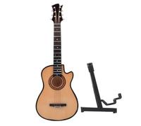 Adfaga Miniature Acoustic Classical Guitar Model Exquisite Wooden Mini Guitar Desktop Decoration Gift for Musicians Music Lovers 16cm 20cm 25cm (20cm)