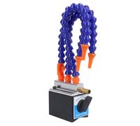 Adfaga Mist Coolant Lubrication Spray System Heavy Duty Base Cooling Sprayer for CNC Engraving Machines with G1/4 Inlet G1/2 Outlet 3 Holes High Temperature Design