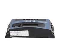 Adfaga MPPT Solar Charge Controller 12V 24V Auto Dual Voltage LCD Display High Efficiency 98% Energy Conversion with Multi Protection for Solar Panel System ABS Housing 17x9.5x3.7c (60A)