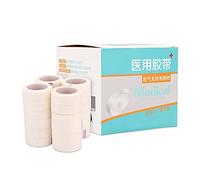Adfaga Non Woven Tape 24 Rolls Breathable Self Adhesive Bandage for Wound Care First Aid Dressing Hospital Home Use 1.25cm x 9.1m Soft
