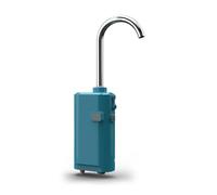Adfaga Portable Intelligent Fishing Oxygen Pump with Touchless Sensor LED Lighting Water Intake and Oxygenation for Outdoor Fishing Enthusiasts Includes Accessories Kit (Blue)