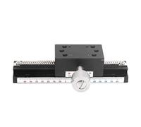 Adfaga Precision X Linear Stage Manual Sliding Table Thin Aluminum Alloy Platform for Optical Equipment Measuring Instruments