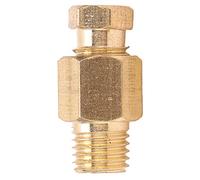 Adfaga Premium Brass Pipe Fitting Straight Through Threaded Connector Heavy Duty Industrial Grade Tube Joint for Plumbing HVAC and Gas Line Applications 4mm 6mm Size Options (PD408)