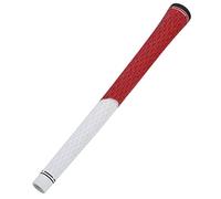 Adfaga Premium Rubber Golf Club Grip Handle 12.5mm Antislip Durable Replacement Grip Accessories for Golf Practice and Professional Play Black 26.5x2.6cm (white/red)