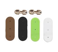 Adfaga Premium Tennis Racket Vibration Dampener Shock Absorber 4PCS Soft Silicone Racquet Dampener for Enhanced Control Comfort and Stability for All Tennis Players Black White Gre