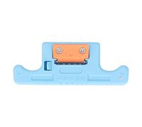 Adfaga Professional 5 Wire Optical Fiber Stripper Tool with Industrial Steel Blades for 1.9mm to 3.0mm Fiber Optic Cables Durable PVC Casing Ergonomic Design for Telecom Technician (Blue)