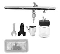 Adfaga Professional Airbrush Kit 0.35mm Nozzle High Precision Stainless Steel Makeup Spray Gun with Complete Accessories for Artists Beginners and Cosmetic Professionals Portable P