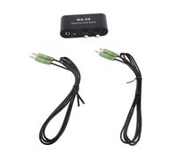 Adfaga Professional Audio Preamplifier 3 Output Stereo Headphone Amp with Aluminum Case for Microphone Guitar Recording Studio Home Use Compact Portable Design