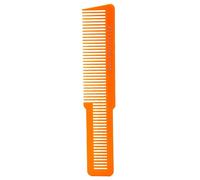 Adfaga Professional Barber Hair Clipper Comb Salon Grade Carbon Plastic Hairdressing Tool with Anti Static Non Slip Teeth for Precision Haircutting Styling Hairstylists Multiple Co (Orange)
