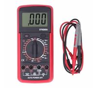 Adfaga Professional Digital Multimeter Voltage Tester Auto Ranging Multimeter with Short Circuit Detection for Electricians Home DIY Electrical Work ABS Case