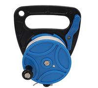Adfaga Professional Diving Reel Scuba Dive Reel with 83m White Nylon Line Heavy Duty Anchor Rope Spool for Cave Wreck Diving Snorkeling Water Sports (Blue Wheel)