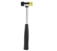 Adfaga Professional Double Face Rubber Mallet Hammer Detachable Head Leather Craft Tool with Steel Handle for Leatherworking Woodworking and DIY Crafts