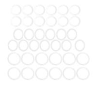 Adfaga Professional Drawing Circle Tool Set 12 Large 12 Small Circles 13 Ovals Plastic Measuring Template for Artists Designers Students Craft Projects