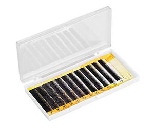 Adfaga Professional False Eyebrow Extensions Looking Individual Fake Eyebrows for Brow Enhancement and Volume Fiber Black 5 8mm 12 Pieces Set