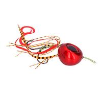 Adfaga Professional Fishing Lure Artificial Baits High Carbon Steel 3D Eyes Double Hook Soft Bait for River Ocean Lake Fishing 150g (Red)