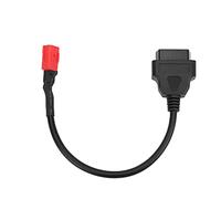 Adfaga Professional Grade OBD2 Cable Connector 16 Pin to 6 Pin Motorcycle Diagnostic Scanner Adapter Heavy Duty Plastic Construction Universal Fit for Most Motorcycle