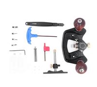 Adfaga Professional Mini Woodworking Planer Aluminum Alloy Hand Tool Adjustable Flat Bottom Planer for Carpentry Furniture Repair Wood Crafting with Mahogany Handle Durable Smoothi