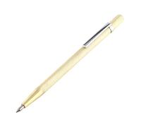 Adfaga Professional Pocket Scriber Engraving Pen High Precision Alloy Marking Tool For Glass Tile Ceramic Metal Engraving Gold Silver Colors 14.5cm Portable Scribe Instrument 1 Pie (Gold)