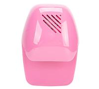 Adfaga Professional Portable Nail Fan Dryer Quick Drying Nail Polish Gel Blower Manicure Tool for Home Salon Travel ABS Material 15.5 x 11cm (Pink)